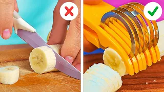 Easy Ways to Cut and Peel Your Fruits! | Hacks And Gadgets