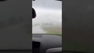 Hagel so groß wie Tennisbälle//Crazy Hail in Germany