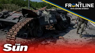 A Ukrainian Challenger II Tank has been destroyed in Robotyne: The Frontline with Jerome Starkey