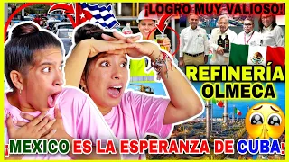 PRODUCCIÓN MASIVA de PETRÓLEO REFINERÍA OLMECA🇲🇽 2023 reaction ¡Ojalá MEXICO pueda AYUDAR a CUBA🇨🇺😭!