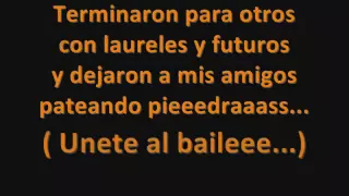 El baile de los que sobran - Los prisioneros (LETRA)