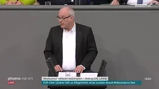 Bundestag: Debatte zur Bekämpfung der Altersarmut am 21.03.2019