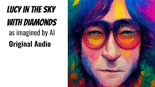 AI Imagines the lyrics of Lucy in the Sky with Diamonds - The Beatles - Original Audio