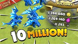 Over 10 Million Loot in 3 Attacks (Clash of Clans)