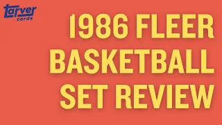 1986 fleer basketball set review! #sportscards #michaeljordan #86fleer