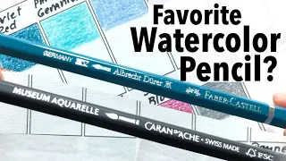 Newbie Tries Watercolor Pencils - Albretch Durer, Caran d'Ache, Inktense, Supracolor, Neocolor