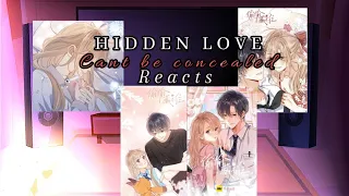 HIDDEN LOVE REACTS | Gacha club | Hidden love can't be concealed • Reaction Video by Yuna.Shiro •