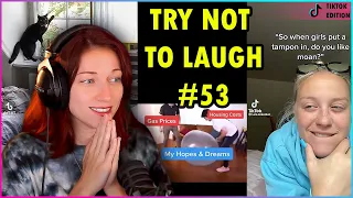 TRY NOT TO LAUGH CHALLENGE #53 (TikTok) | Kruz Reacts