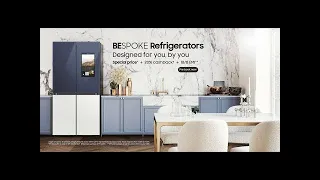 Bespoke Refrigerators launch livestream | Samsung