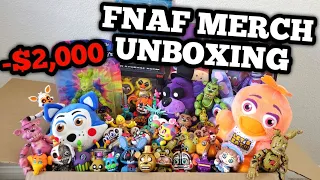 I Spent $2,000 on FNaF Merch | FNAF FUNKO MERCH UNBOXING