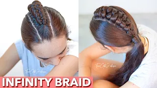 INFINITY BRAID into Deep Ponytail and how I messed up my tutorial by Trencita Johnson
