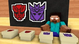 Monster School: Unboxing TRANSFORMERS Presents from Herobrine - Minecraft Animation