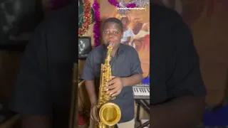 Demilade Adepegba plays Dibango Dibanga on the saxophone