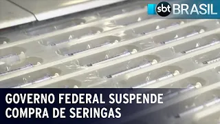 Governo Federal suspende compra de seringas para vacinação | SBT Brasil (06/01/21)