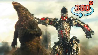 360° Godzilla VR MOVIE Godzilla vs Kong | FACE TO FACE with GODZILLA