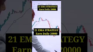 🔴21 EMA STRATEGY EARN DAILY 20000 #optiontrading #intradaytradingtips #tradingstrategy #shorts