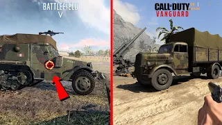 Battlefield 5 vs Call of Duty: Vanguard- Attention to Detail PART 2