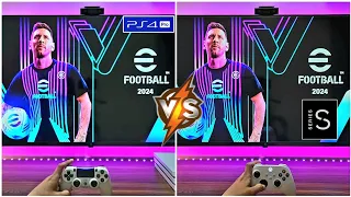 Efootball 2024 (PS4 PRO Vs Xbox Series S)