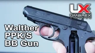 Walther PPK/S BB Gun Air Powered CO2 Pistol : Umarex Airguns