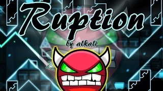 [Geometry dash] - 'Ruption' by alkali & Andro3d (All Coins)