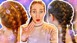 HOW TO DUTCH BRAID YOUR OWN HAIR FOR BEGINNERS | FOLLOW ALONG | **very detailed | DANCER hair styles