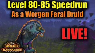 Cataclysm 80-85 Speedrun as a Feral Druid