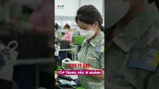 Tổng vốn FDI đầu tư vào Việt Nam đạt gần 8,88 tỷ USD