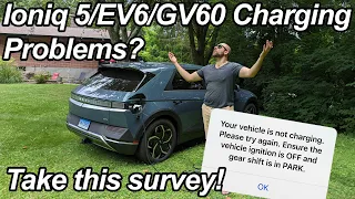 Charging Failures are Causing Headaches for Ioniq 5, EV6 & Genesis GV60 Owners - Time For A Survey