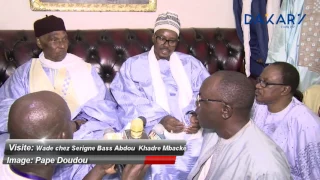 Vidéo: Ce qu'a dit Serigne Bass Abdou Khadre devant Wade à Touba