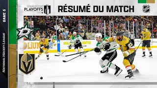 Faits saillants, match no 5, Stars vs Golden Knights