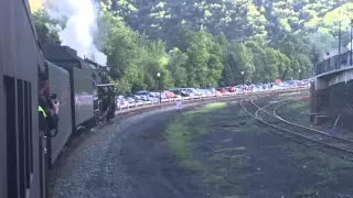 Nickle Plate 765 & R&N 425 Dueling Whistles at Jim Thorpe