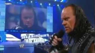 Undertaker Speech Smackdown 09/11/09