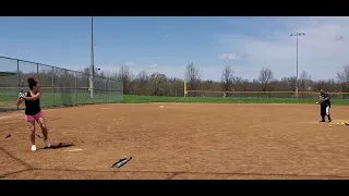 Fit girl crushes softballs 320 ft.