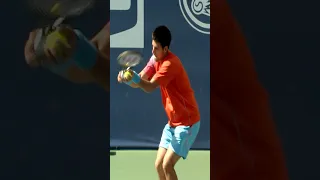 Djokovic's IMPRESSION of Roddick's serve! 😂