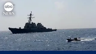 Navy says Yemen missile intercept is America’s 1st military action to defend Israel