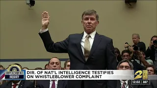 Acting intelligence chief testifies before Congress after whistleblower complaint released