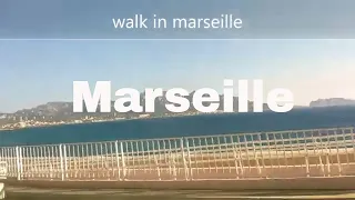walk in marseille 4K- Driving- French region
