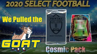 2020 Select Football Cosmic Pack! We pulled the G.O.A.T.!