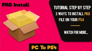 3 Ways To install PKG File On Your PS4