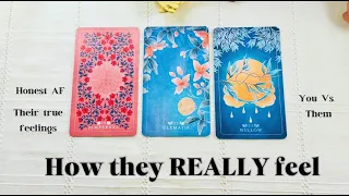 ❤️⚖️How this person REALLY feels • you vs. them * HONEST AF pick a card tarot reading ❤️⚖️