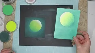 PanPastel Moons on Two Different Papers (Part 1)
