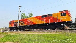 Surprise ! GOOTY WDG4G GE (Wabtec) Loco Chugging Hard with BTPN Petroleum Tanker Train | Abhinav LHB