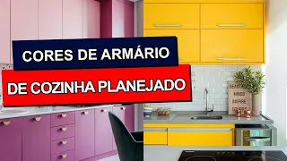 CORES DE ARMÁRIO DE COZINHA PLANEJADO - Tendência em 2023