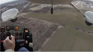 Cessna 172 Crosswind Landing with 21 Knot Wind Gusts