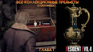 Все коллекционные предметы — Глава 1 🏆 (Ферма) Resident Evil 4 Remake