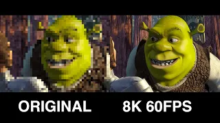 Shrek (2001) in 8K 60FPS (Upscaled by Artifical Intelligence)
