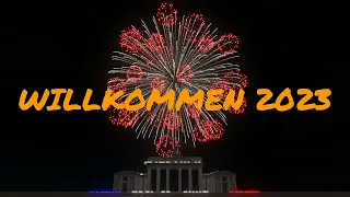 Willkommen 2023 am Brandenburger Tor