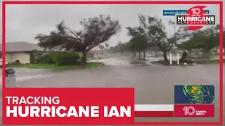 Flooding in Cape Coral from Hurricane Ian