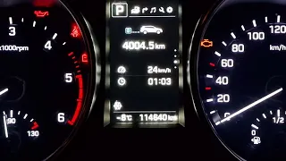 Hyundai Grand SantaFe 2.2 D4HB - как считать моточасы и среднюю скорость для расчета интервалов ТО