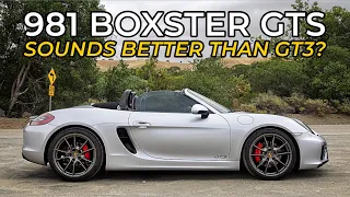 2015 Porsche 981 Boxster GTS Review - Name a Better Sounding Exhaust!